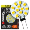 $ ŻARÓWKA G4 LED SMD WW 2W 12V 200lm 3Y DISK FF